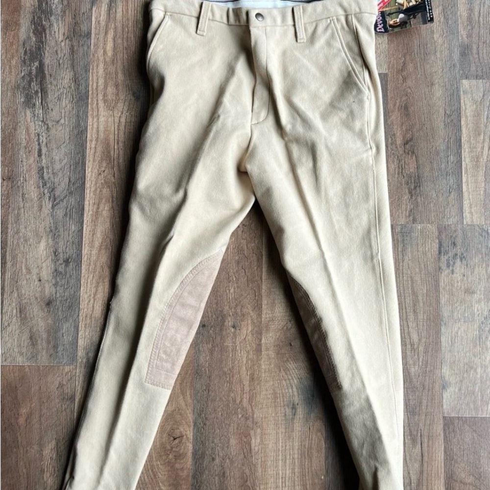 Devon Aire Men's Cream Riding Pants